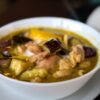 Thai Green Curry with Chicken, Thai Eggplant, and Holy Basil
