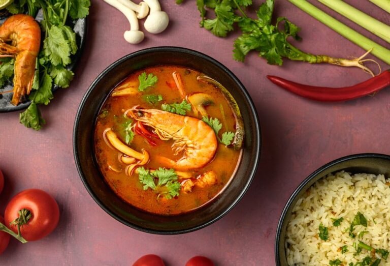 Thai Hot and Sour Shrimp Soup
