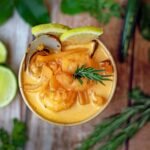 Thai Sour Curry with Shrimp and Cha-Om