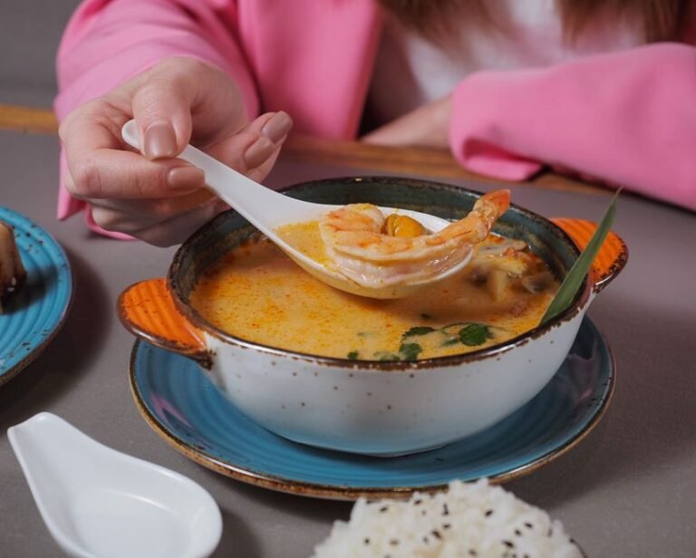 Thai Sweet Rice Dumplings in Coconut Cream