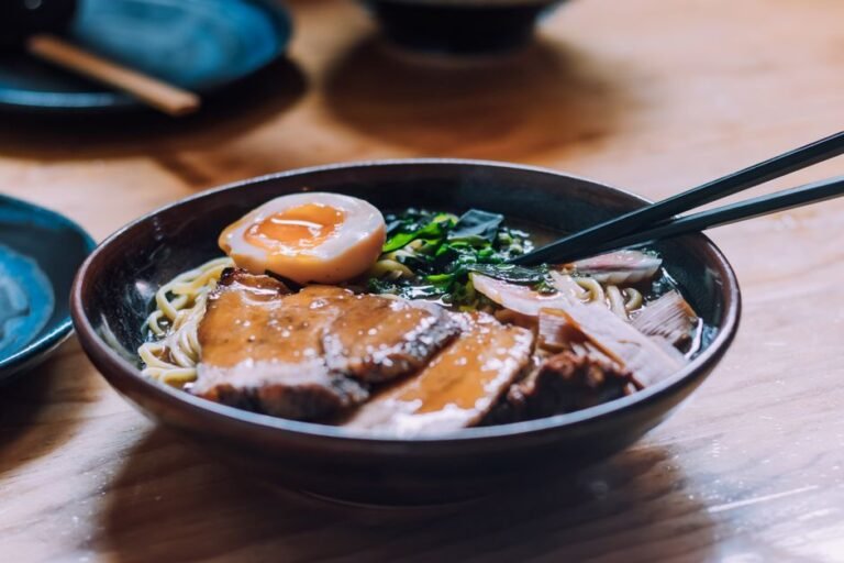 Tsukemen Dipping Noodles with Rich Pork and Chicken Broth
