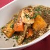 Tunisian Fish Couscous with Saffron Vegetable Stew