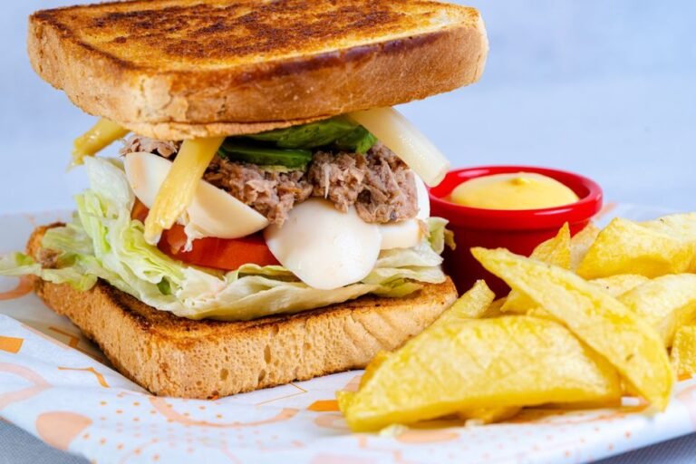 Tunisian Fried Tuna Sandwich