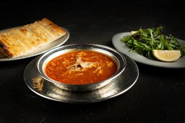 Tunisian Frik Green Wheat and Lamb Soup