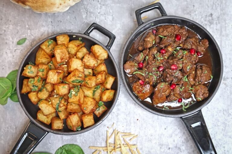 Tunisian Jewish Spinach and Beef Stew