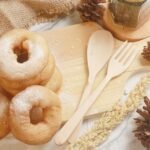 Tunisian Orange Yo-Yo Doughnuts