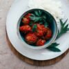 Tunisian Parsley Meatball Tagine