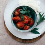 Tunisian Parsley Meatball Tagine