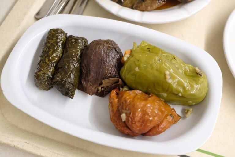 Tunisian Stuffed Vegetables with Spiced Meat and Rice