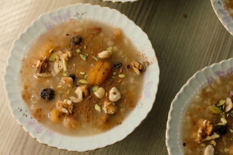 Tunisian Sweet Couscous with Nuts and Dried Fruits