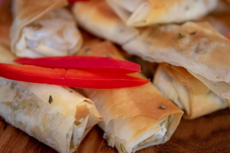 Turkish Feta and Parsley Cigar Pastries