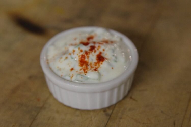Turkish Garlic Herb Yogurt Dip