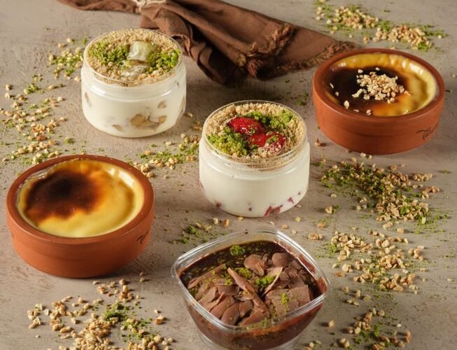 Turkish Rose Water Milk Pudding