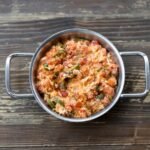 Turkish Scrambled Eggs with Tomatoes and Green Peppers