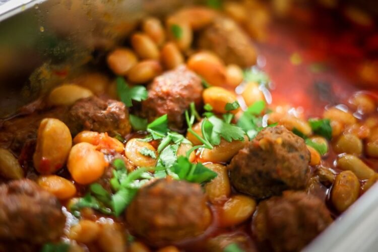 Tuscan-Style Braised Beans with Tomato and Sage
