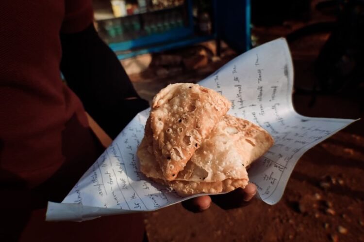 Ugandan Chapati Egg Roll