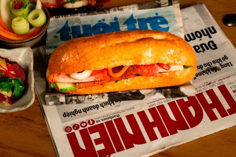 Vietnamese Banh Mi Sandwich