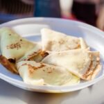 Vietnamese Sizzling Rice Crepes with Shrimp and Pork