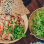 Vietnamese Turmeric Noodles with Pork and Shrimp