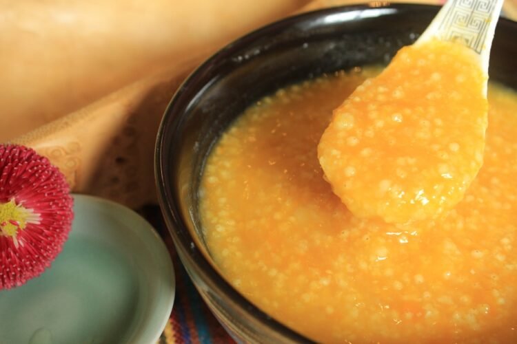 Zimbabwean Maize Porridge with Sautéed Pumpkin Greens
