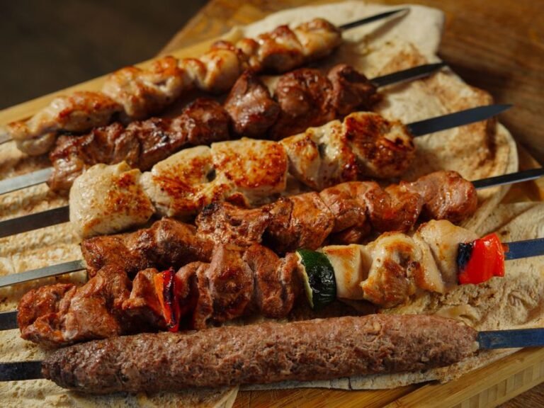 Afghan Yogurt-Marinated Grilled Meat Skewers