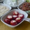Albanian Stuffed Peppers with Fresh Curd Cheese