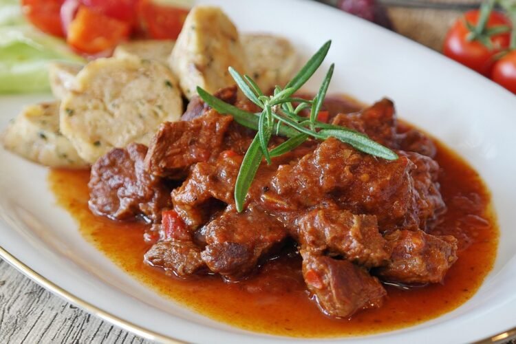 Armenian Chickpea Dumplings with Spiced Lamb Filling