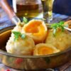 Austrian Plum Dumplings with Buttered Breadcrumbs