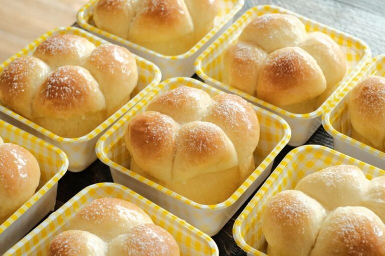 Austrian Sweet Yeast Buns Stuffed with Apricot Jam