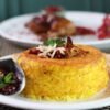 Bahraini Saffron Rice with Golden Sweet Dumplings