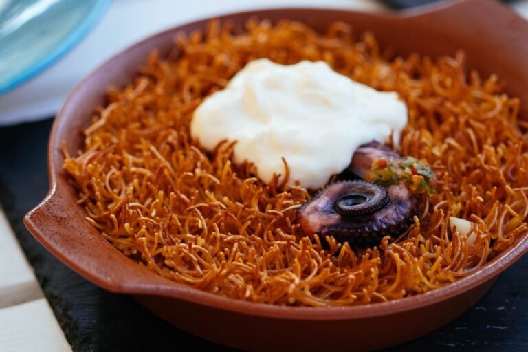 Bahraini Sweet Saffron Vermicelli with Saffron Omelet
