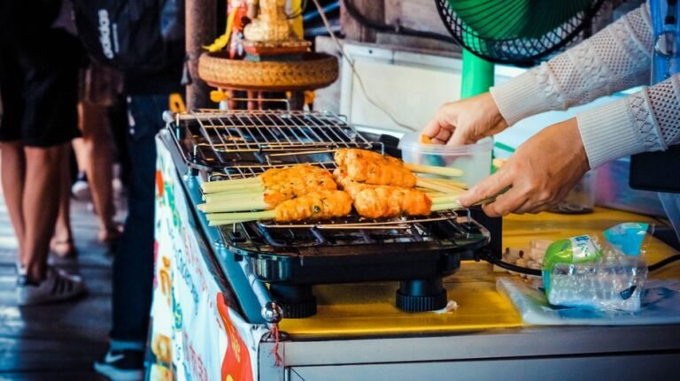 Balinese-Style Minced Fish Satay Skewers
