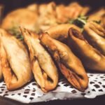 Bangladeshi-Style Crispy Potato and Pea Samosa