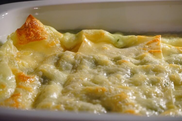 Belgian Endive Gratin with Ham and Cheese Sauce