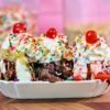 Belgian Vanilla Ice Cream with Hot Chocolate Sauce