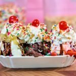 Belgian Vanilla Ice Cream with Hot Chocolate Sauce