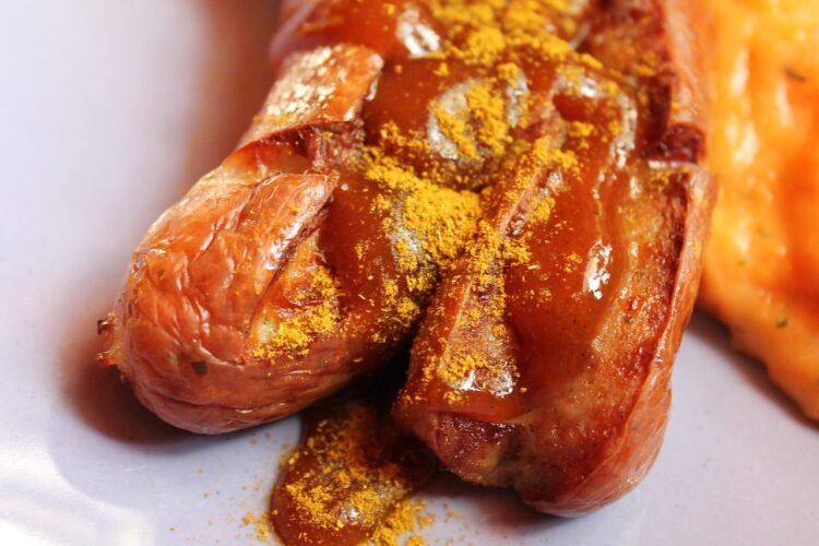 Berlin Street Currywurst with Curry Ketchup Sauce
