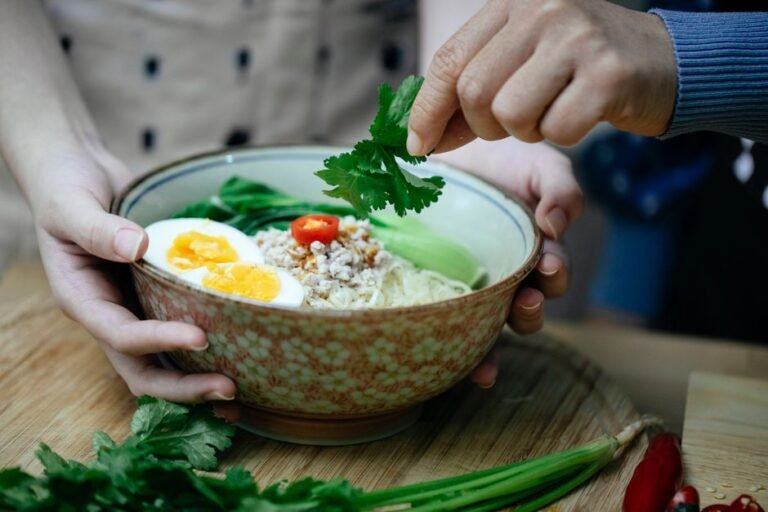 Bogota-Style Milk and Egg Breakfast Soup