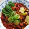 Bolivian Corn and Beef Stew with Squash and Potatoes