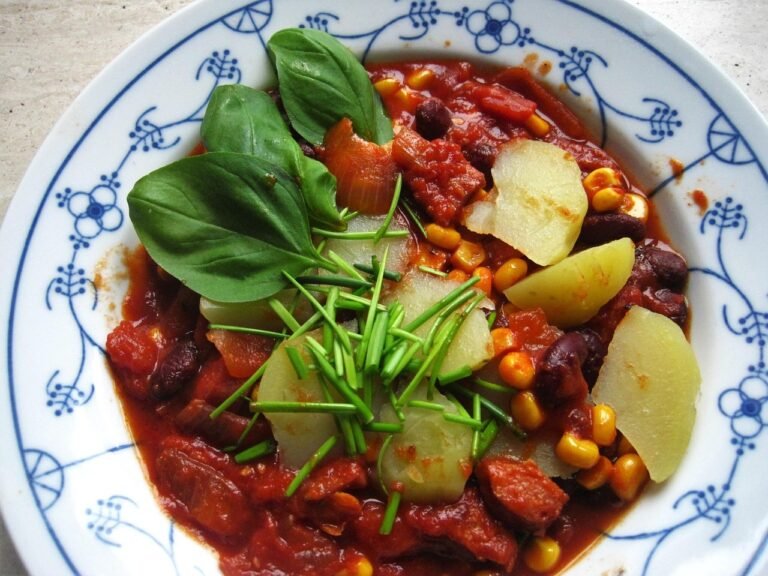 Bolivian Corn and Beef Stew with Squash and Potatoes