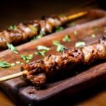 Bolivian Grilled Beef Heart Skewers