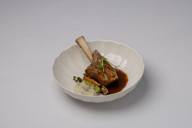 Braised Turkish Lamb Shank with Tomato and Aleppo Pepper
