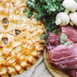 British Steak and Ale Pie with Buttery Pastry Lid