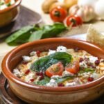 Bulgarian Baked Feta with Tomatoes and Eggs