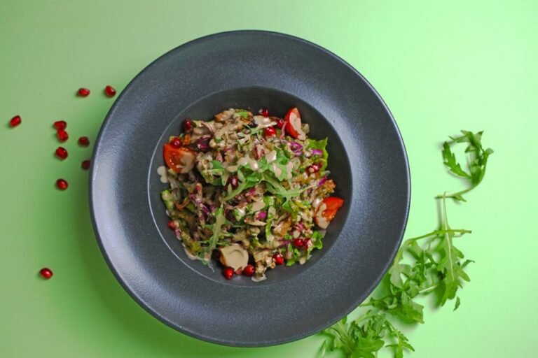 Bulgur and Pomegranate Herb Salad