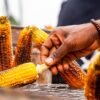 Burkina Faso Street Grilled Corn with Spicy Chili Butter