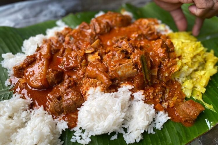 Cambodian Fish Curry Amok Steamed in Banana Leaf Cups