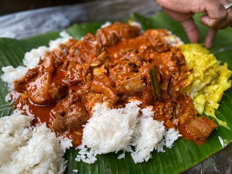 Cambodian Fish Curry Amok Steamed in Banana Leaf Cups