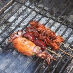 Cambodian Grilled Squid Skewers