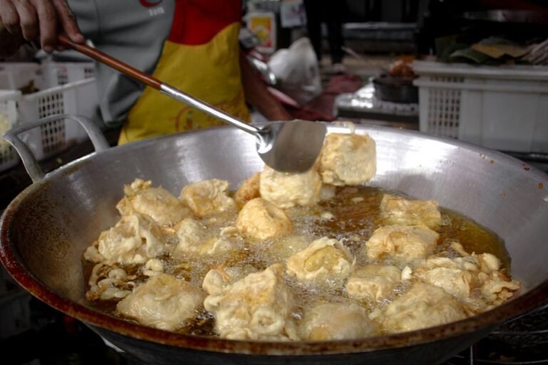 Changsha Style Crispy Fried Stinky Tofu with Spicy Chili Topping